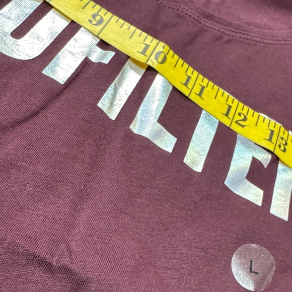 New York & Company Maroon #NOFILTER Tee NWT L - Picture 8 of 11